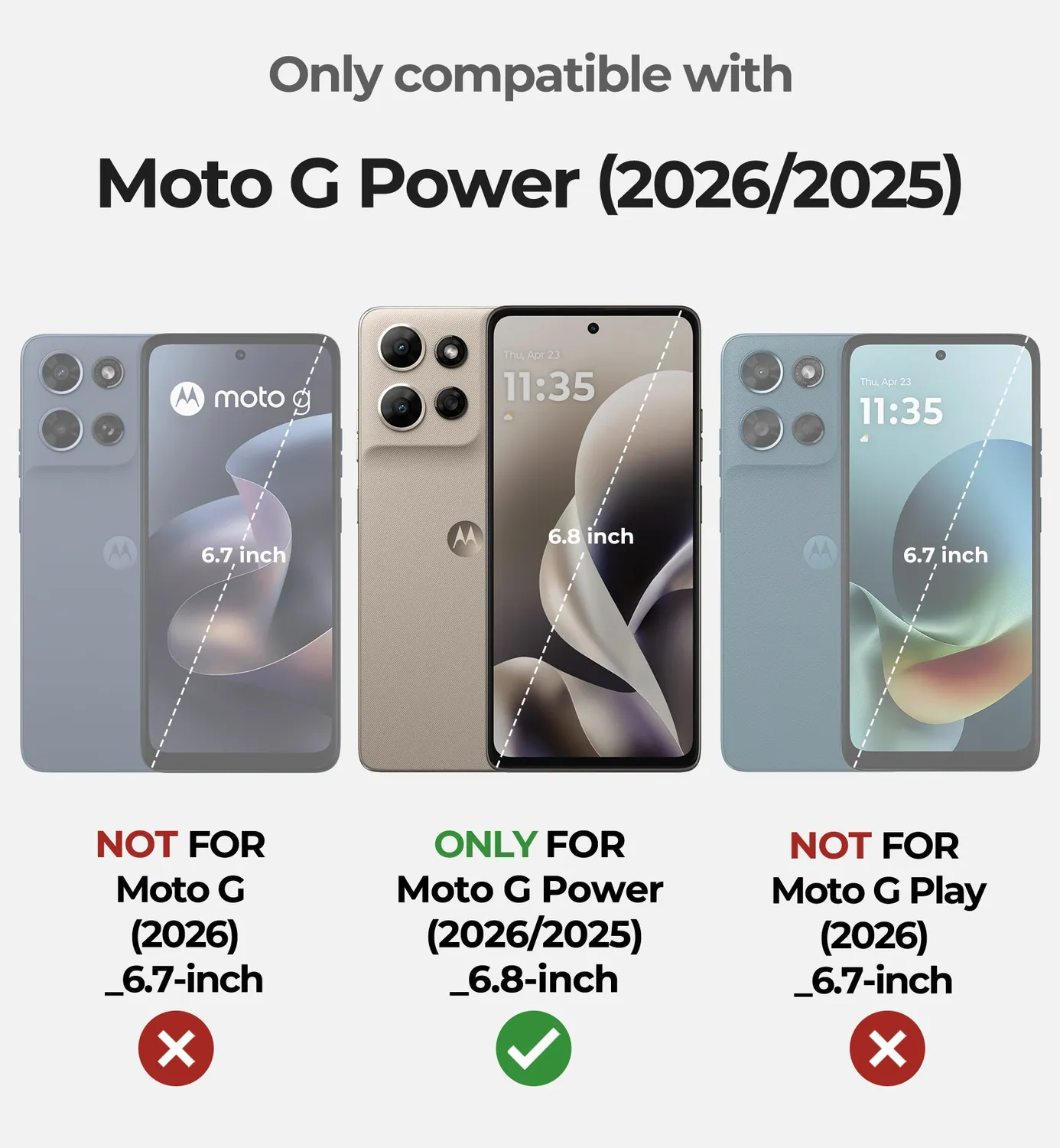 Dexnor Moto G Power 5G 2026 Cover nera