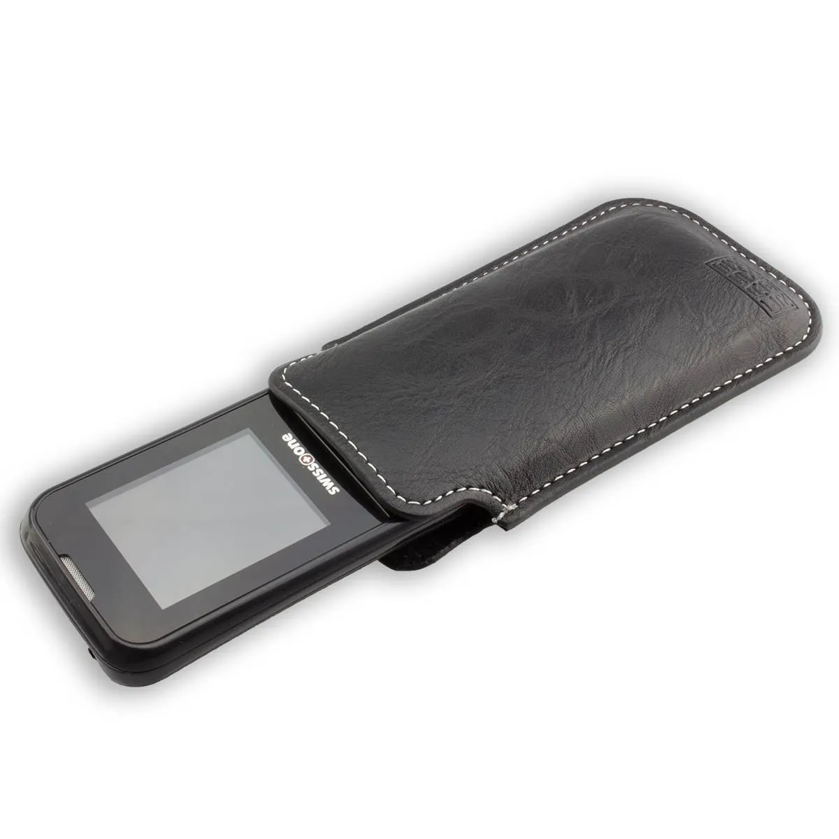 caseroxx Business-Line custodia Swisstone SC230 nero finta pelle