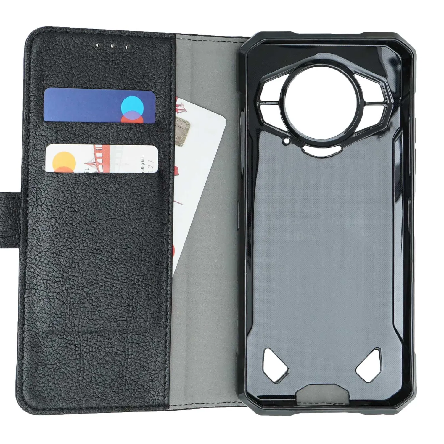 caseroxx Bookstyle cover Doogee S200 S200X Plus nera wallet