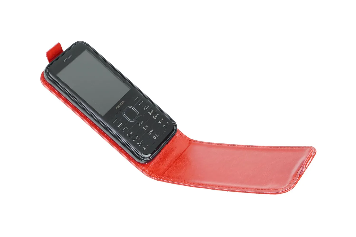 caseroxx Flip Cover custodia Nokia 8000 4G rossa magnetica
