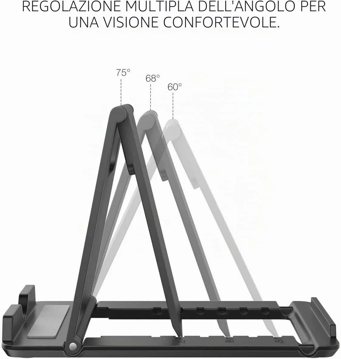 MoKo Supporto Regolabile Tablet 6-12,9" pieghevole 6 angoli