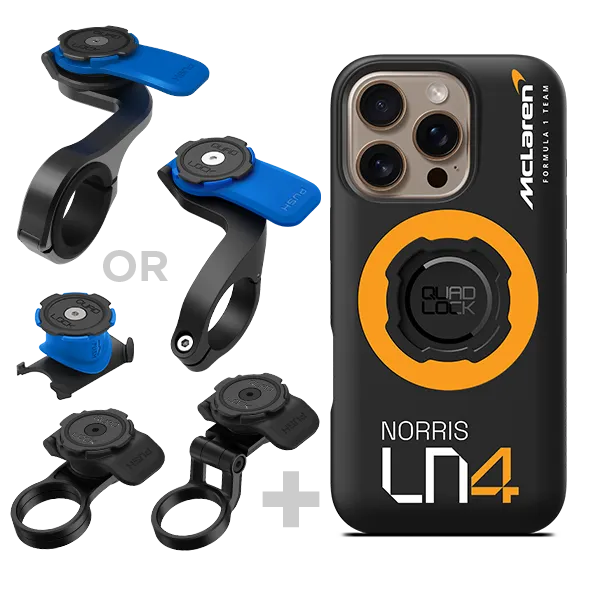 Quad Lock Lando Norris kit bici MAG edizione McLaren
