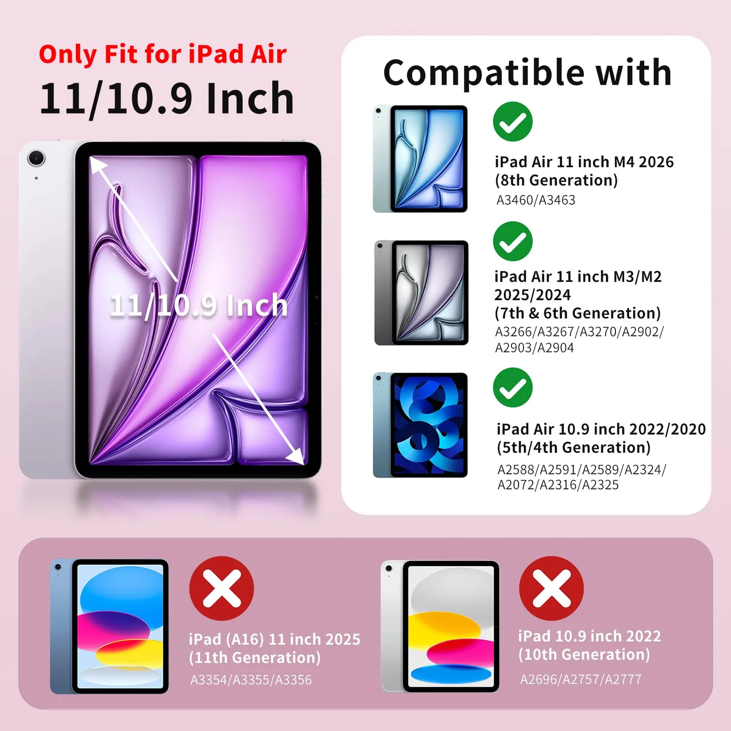 MoKo Cover iPad Air 11 M4 M3 Fiori Fragranti