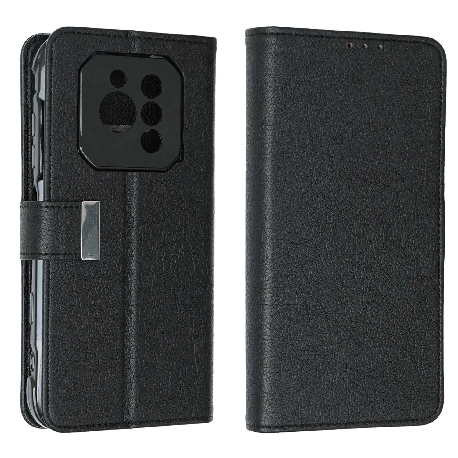 caseroxx Bookstyle custodia a libro per RugOne Xever 7 nera magnete