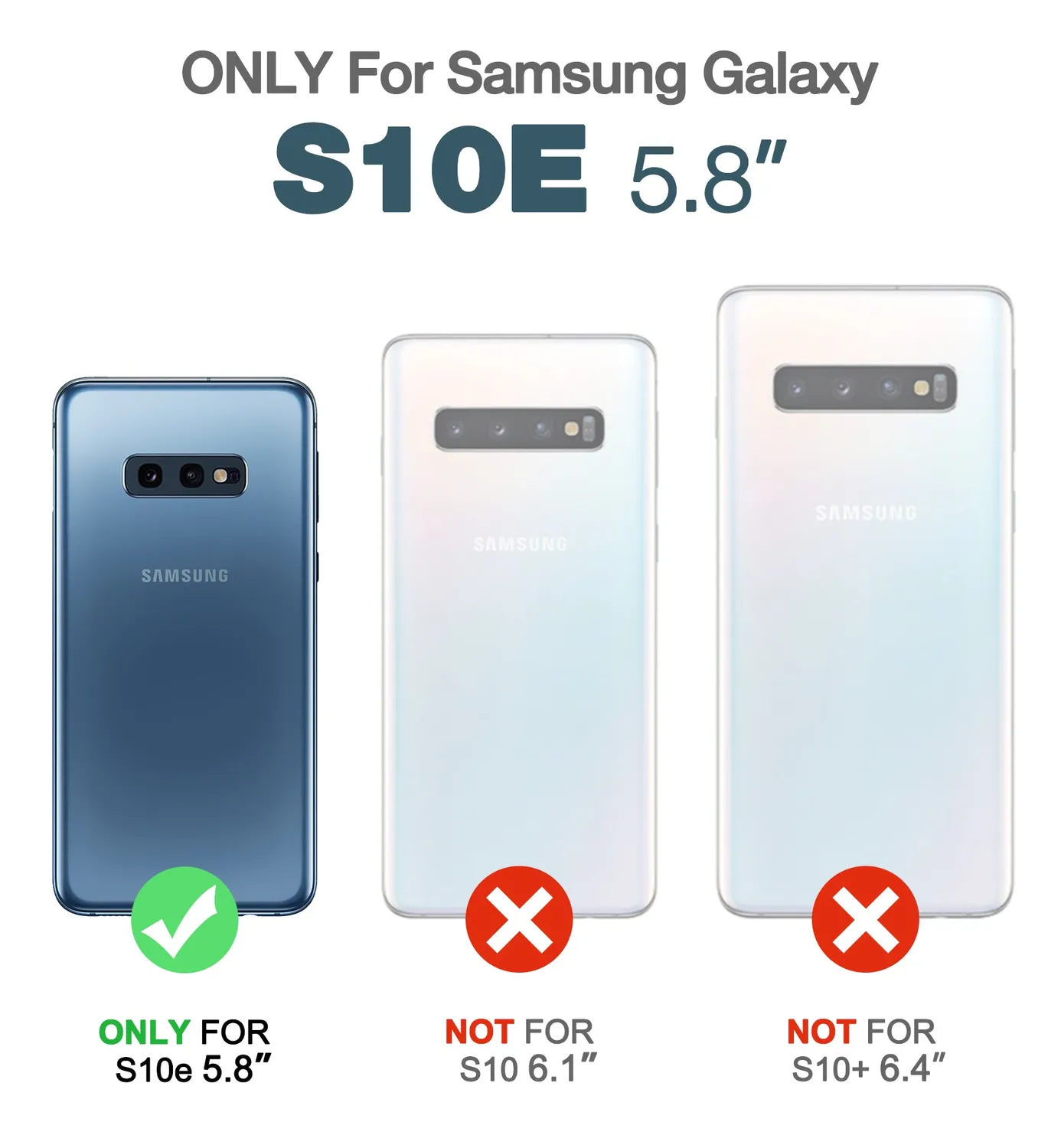 Dexnor Galaxy S10E cover blu con pellicola integrata