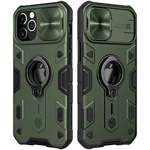 CloudValley iPhone 12 Pro Max Custodia Verde Anello Antishock