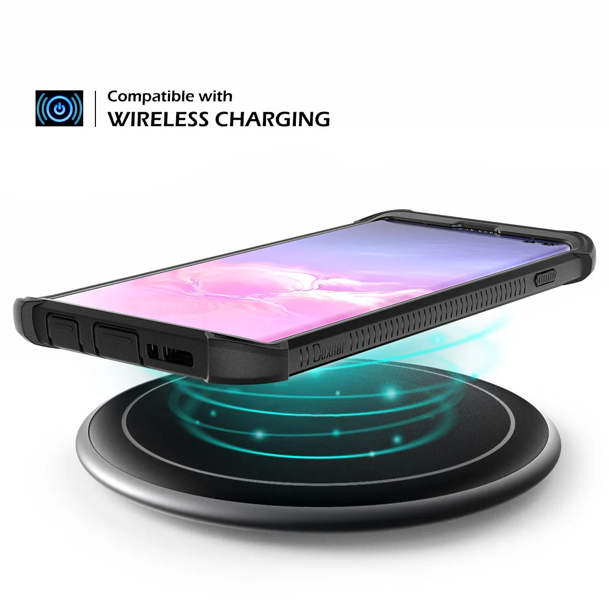 Dexnor Galaxy S10 cover nera 6,1 pollici antiurto