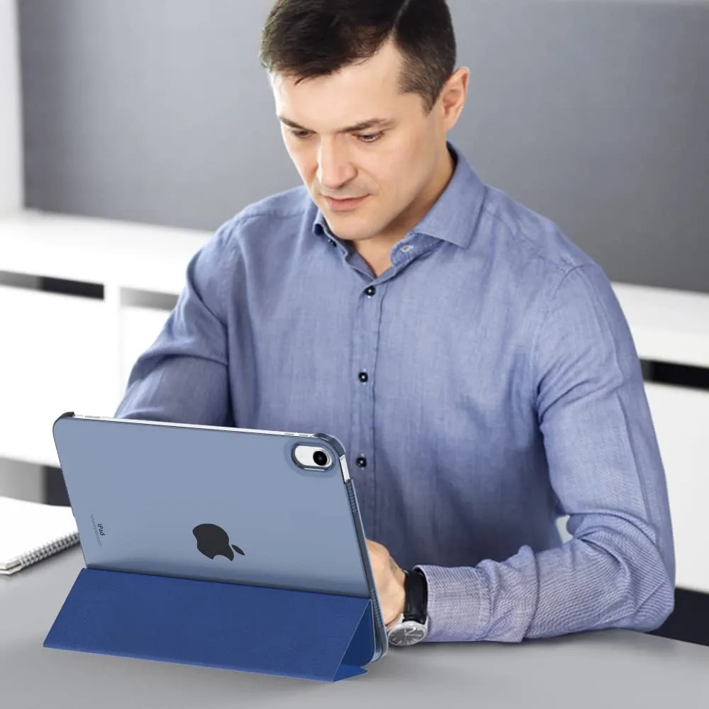 MoKo iPad 11 10 gen custodia blu marino