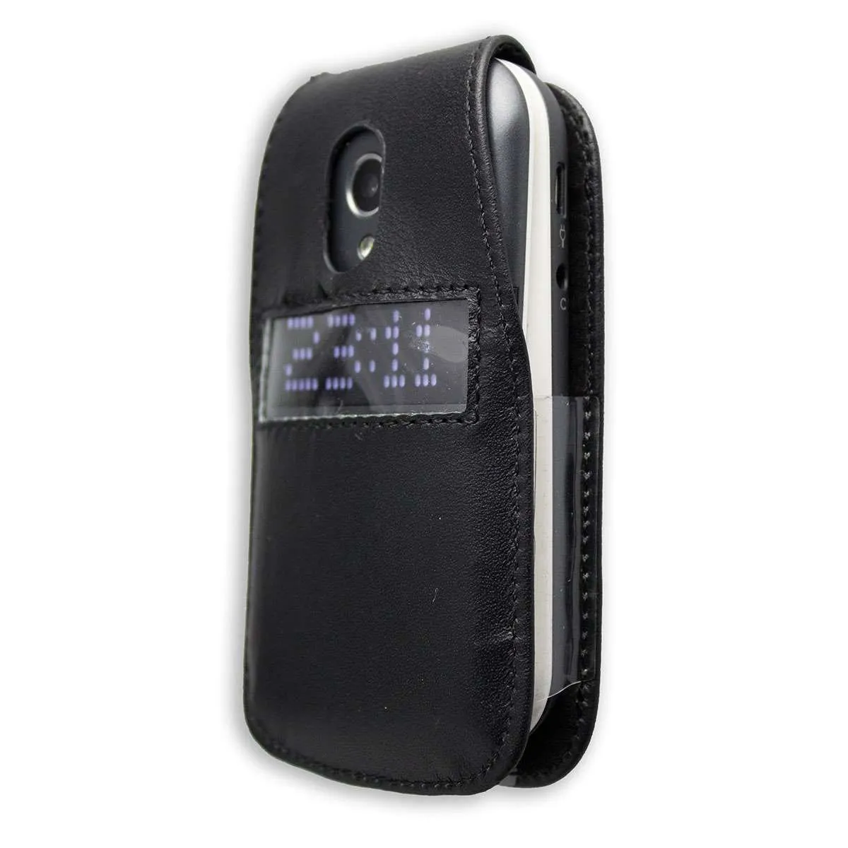 caseroxx Custodia Pelle Doro 6050/6051 Nera Clip Cintura