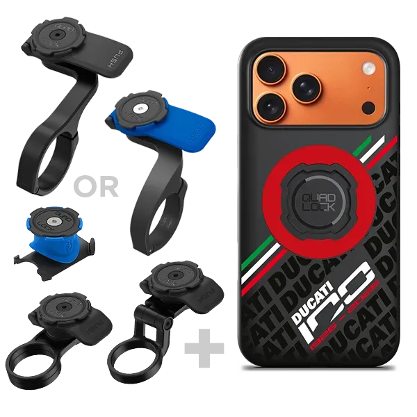 Quad Lock Ducati 100 Years kit bici edizione limitata