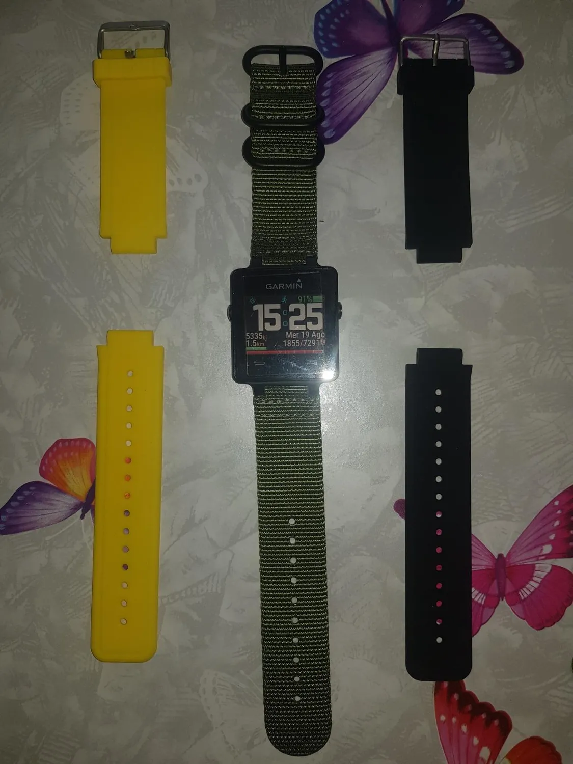 MoKo Garmin Vivoactive Cinturino Silicone Nero Resistente