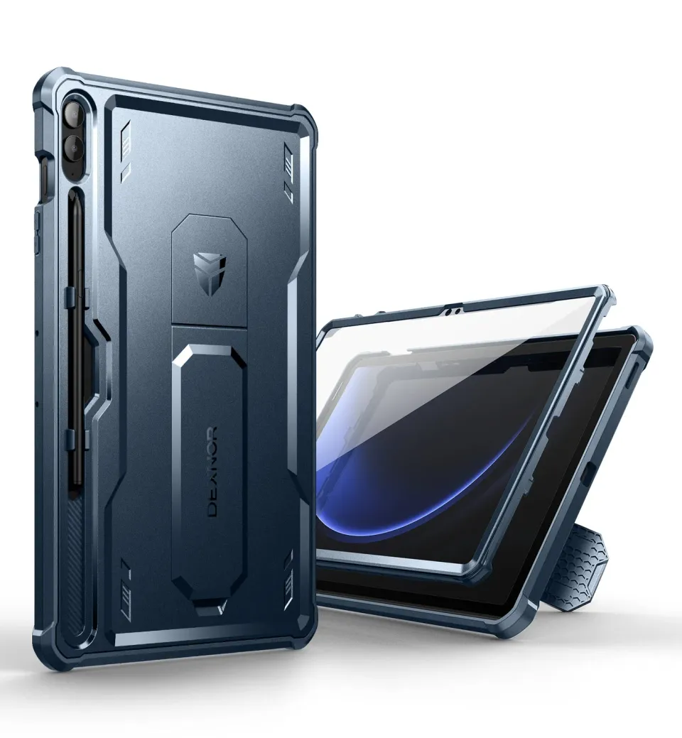 Dexnor Galaxy Tab S9 FE Plus custodia blu antiurto