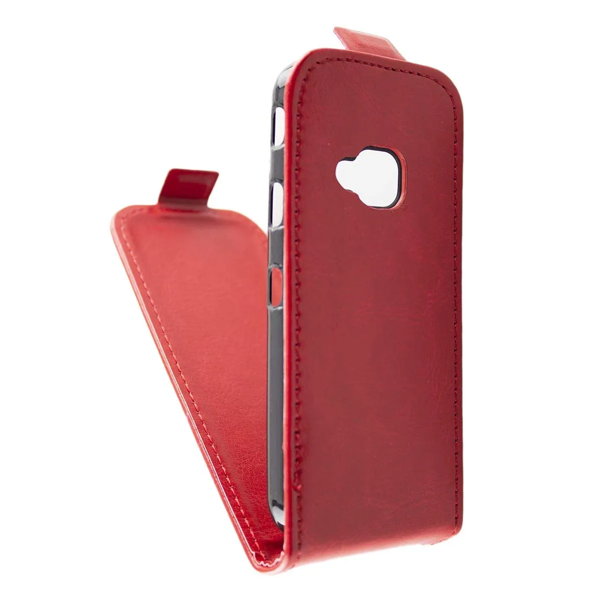 caseroxx Nokia 5310 2020 flip cover rossa finta pelle