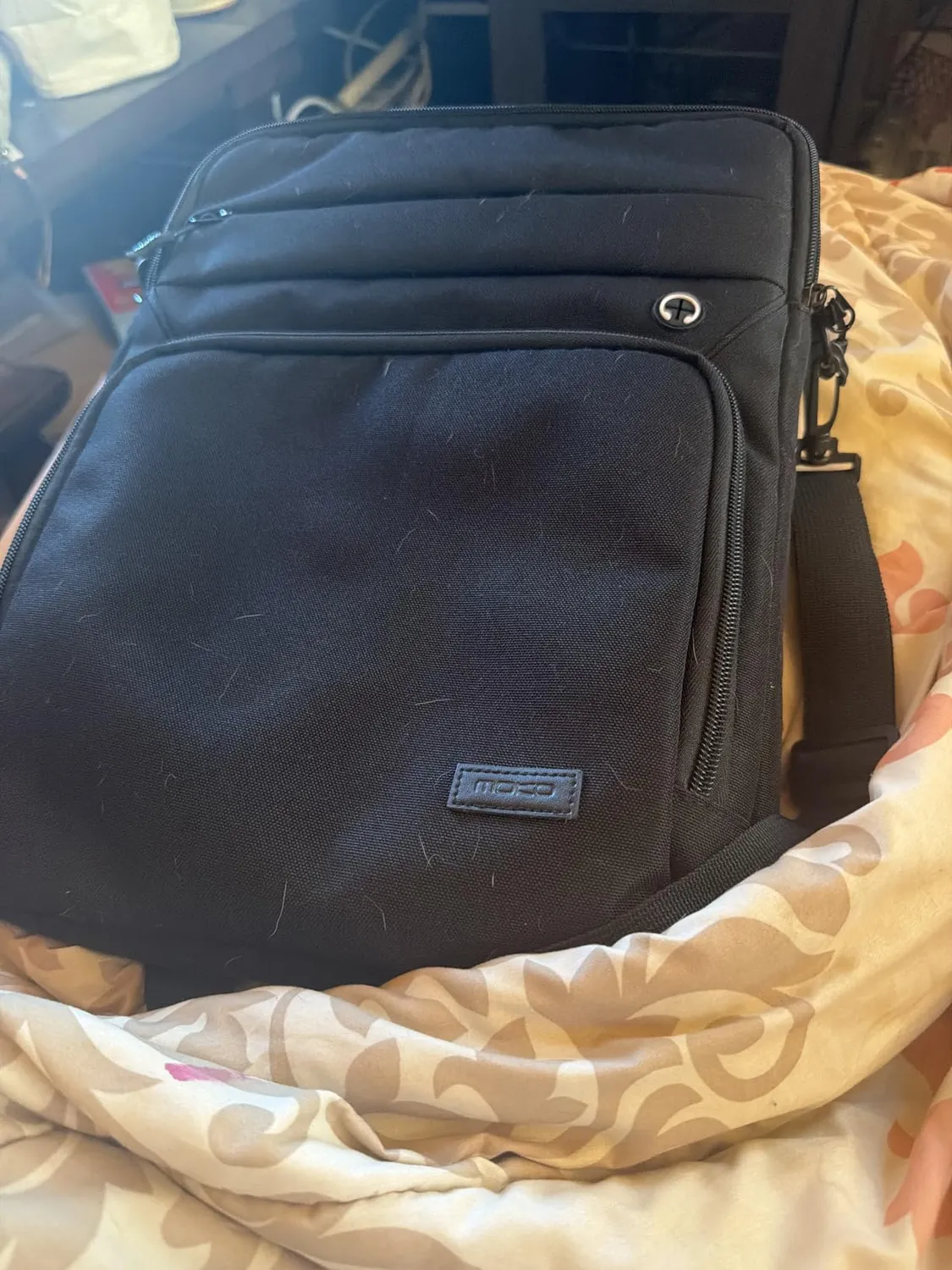 MoKo Borsa Tracolla Tablet 9-11 Pollici Sabbia Cuffie