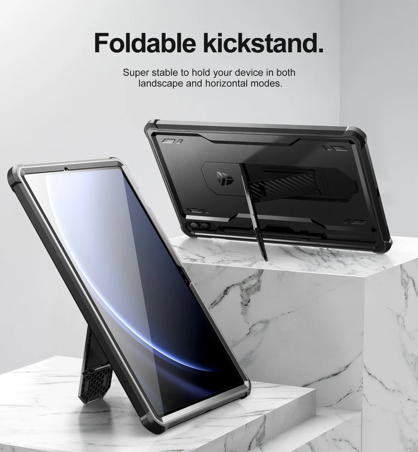 Dexnor Galaxy Tab S9 FE Plus Cover nera