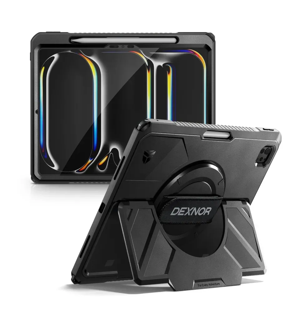 Dexnor cover iPad Pro 13 M4 2024 nera rugged