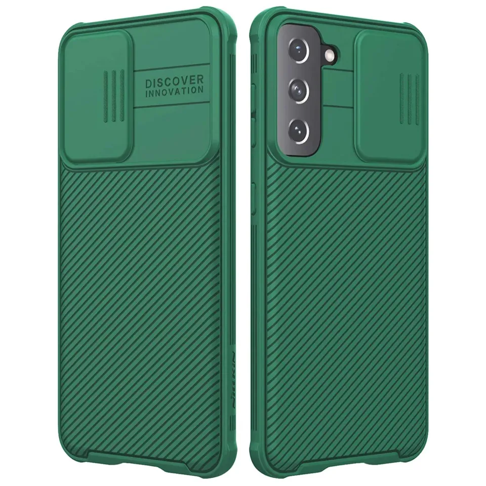CloudValley cover Samsung Galaxy S21 5G con copri fotocamera verde