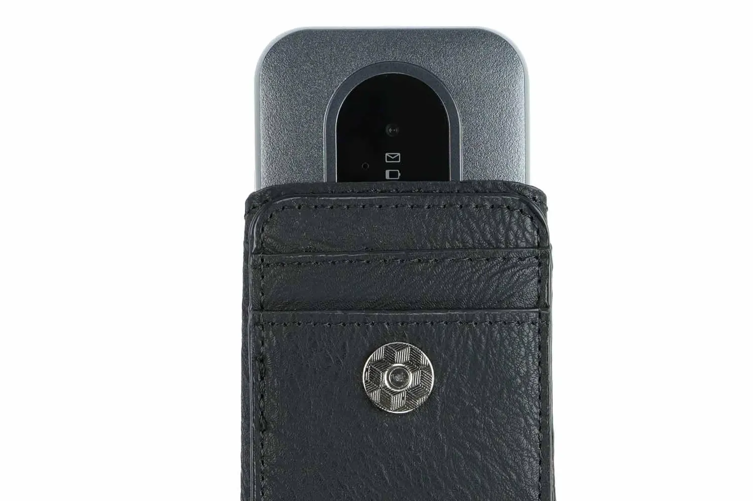 caseroxx Doro Leva borsello pelle nero per E20 E22 E30