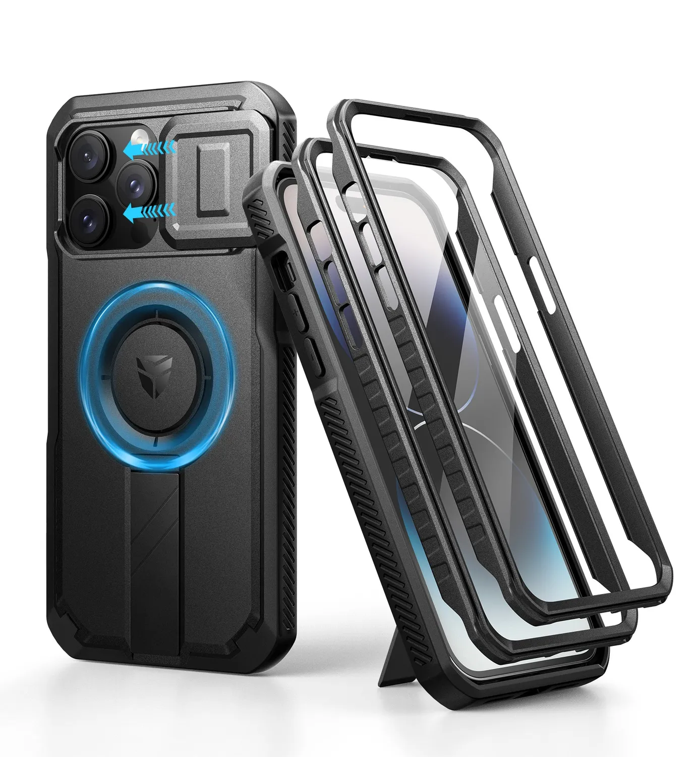 Dexnor iPhone 14 Pro Max cover nera MagSafe 360
