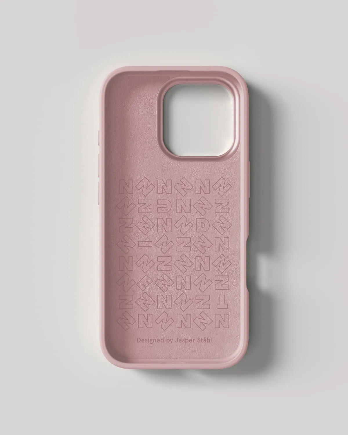 Nudient Bold Case cover iPhone 16 Pro Dusk Pink MagSafe antishock