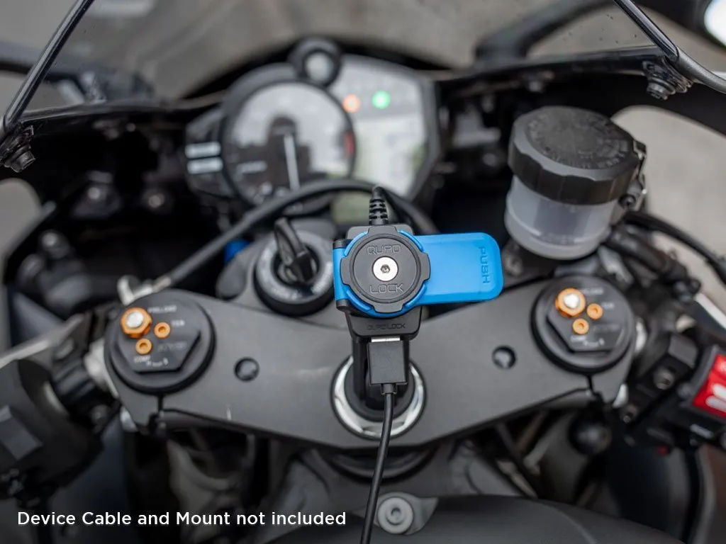 Quad Lock 360 caricabatterie USB moto IP66