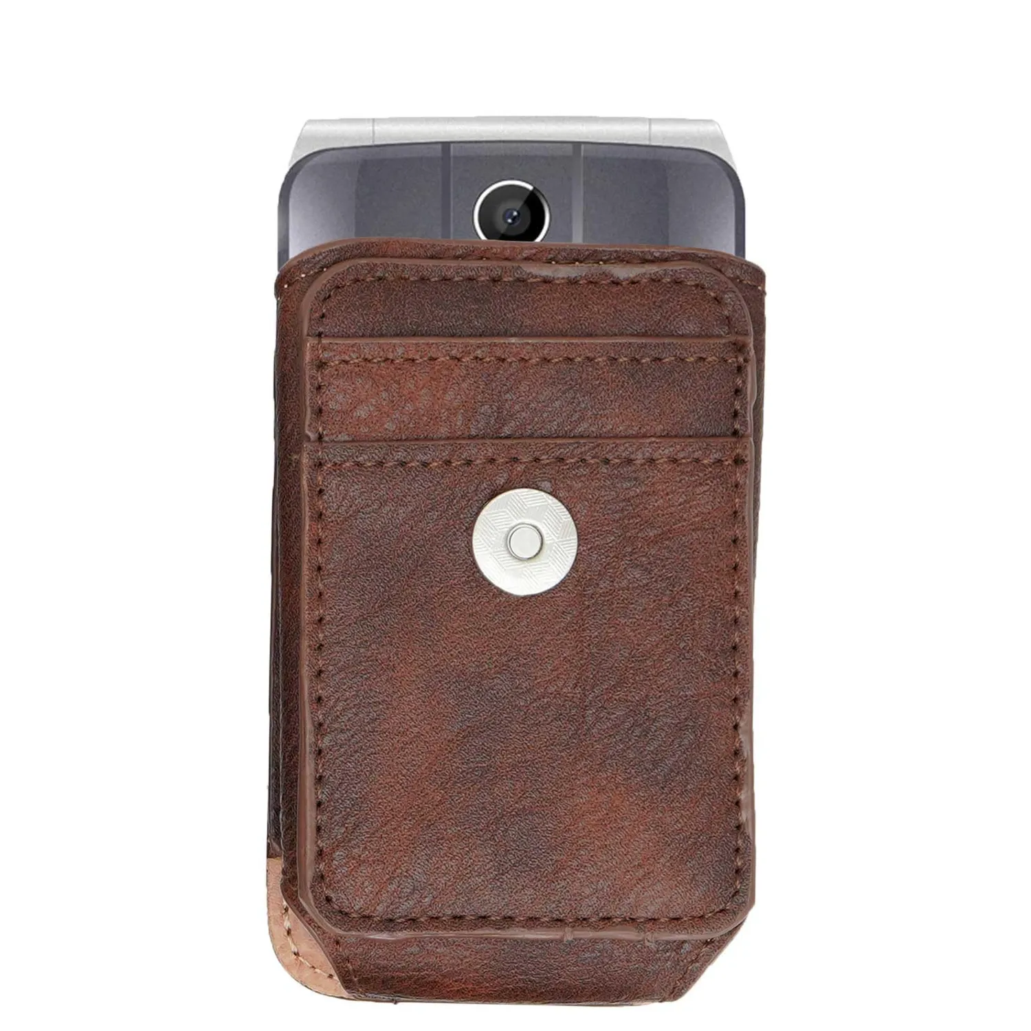 caseroxx Borsa Outdoor custodia cellulare marrone magnetica