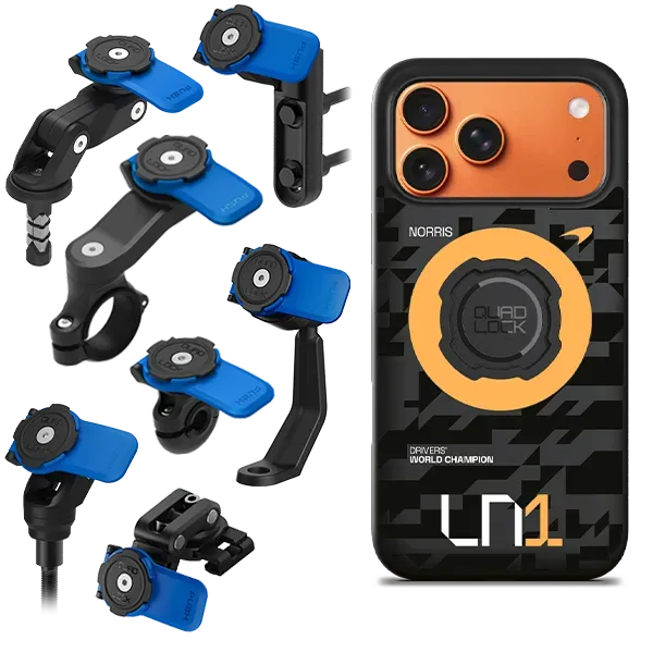 Quad Lock Kit Moto Lando Norris Edizione McLaren Papaya