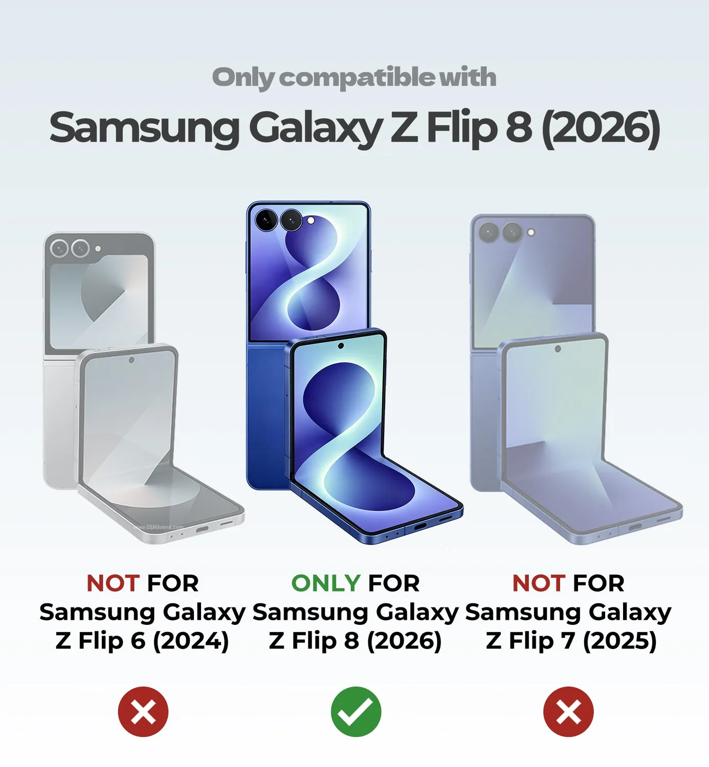 Dexnor cover Galaxy Z Flip 8 nera antiurto con stand