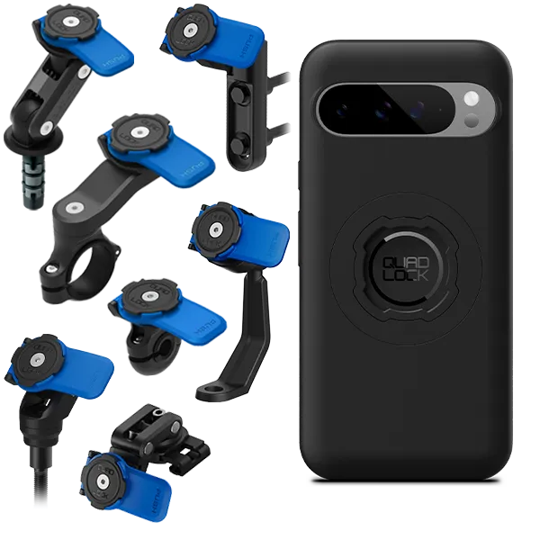 Quad Lock Kit Moto Supporto Manubrio Custodia Pixel antiurto