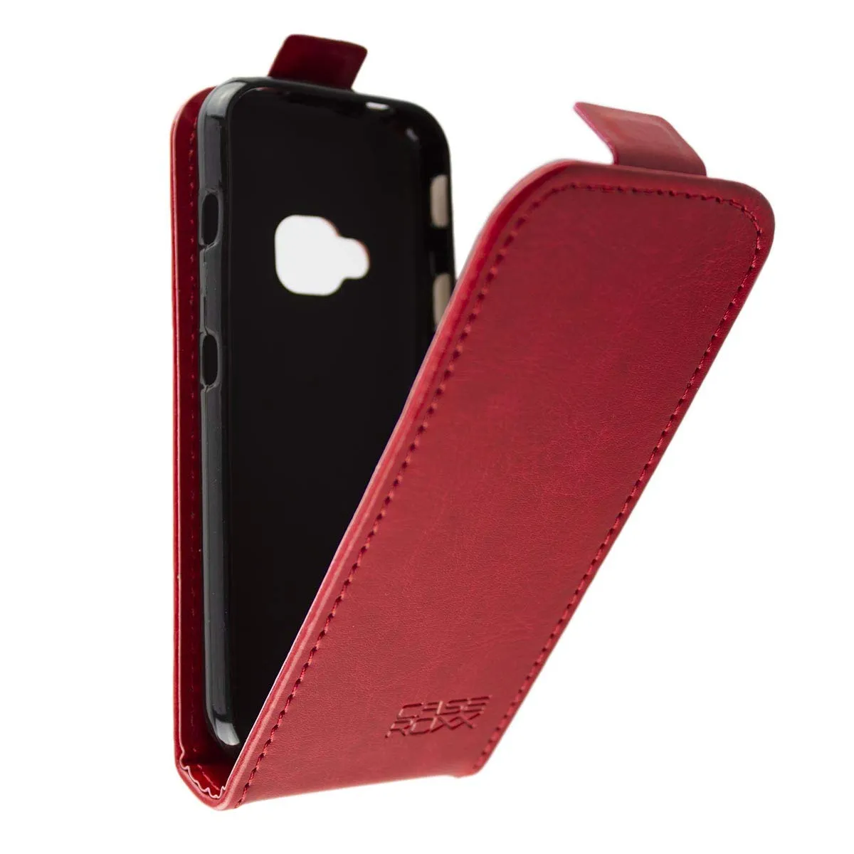 caseroxx Nokia 5310 2020 flip cover rossa finta pelle