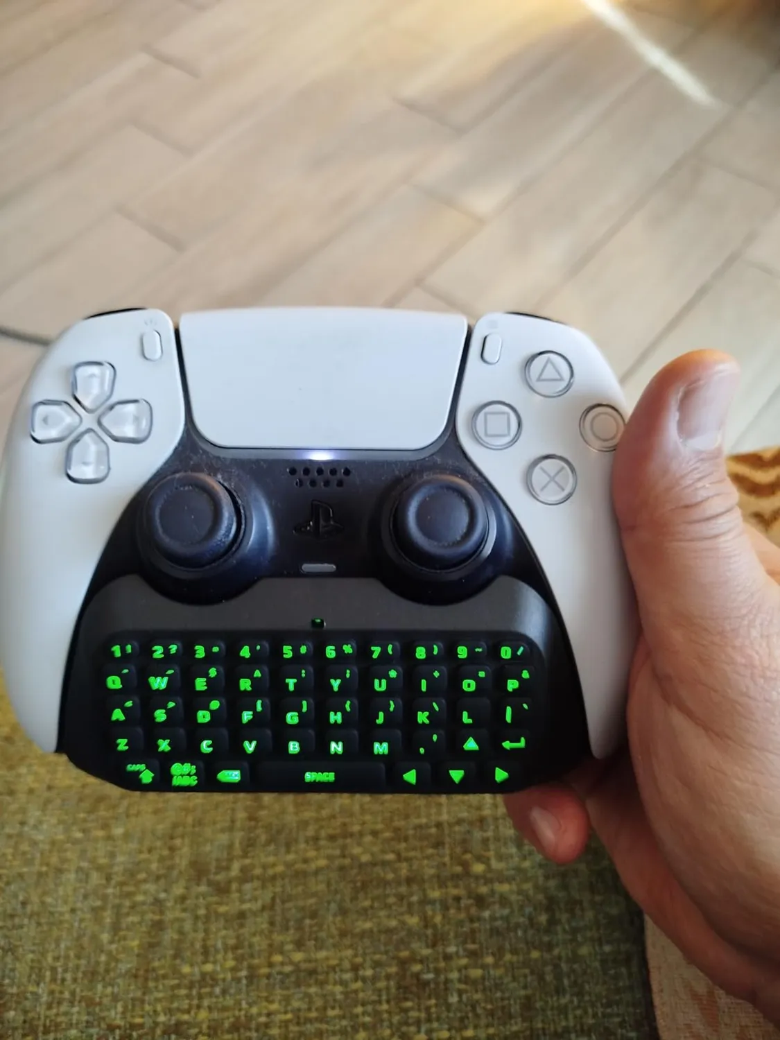 MoKo Tastiera Wireless Controller PS5 47 Tasti nero retroilluminata