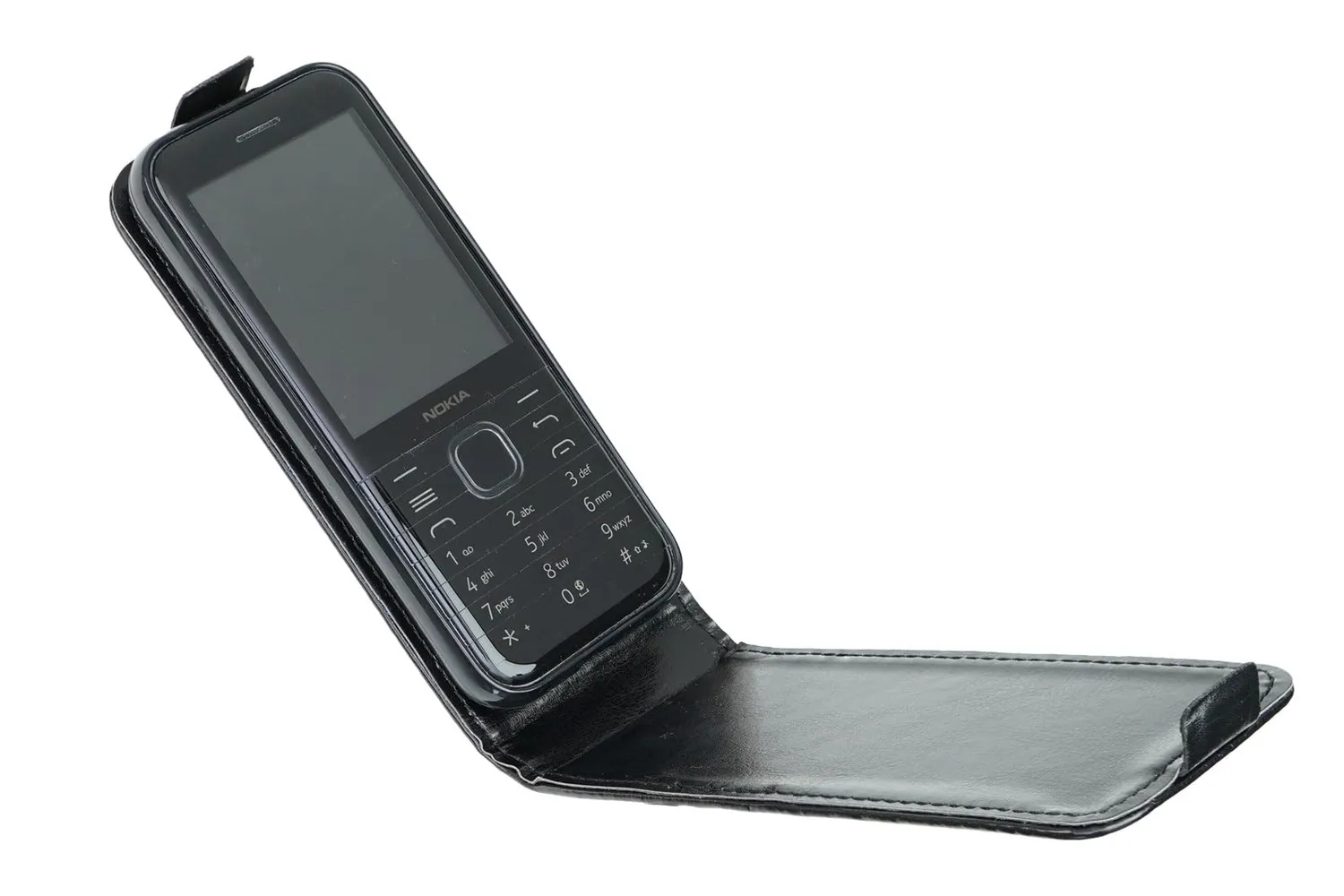caseroxx Flip Cover Nokia 8000 4G custodia nera magnetica
