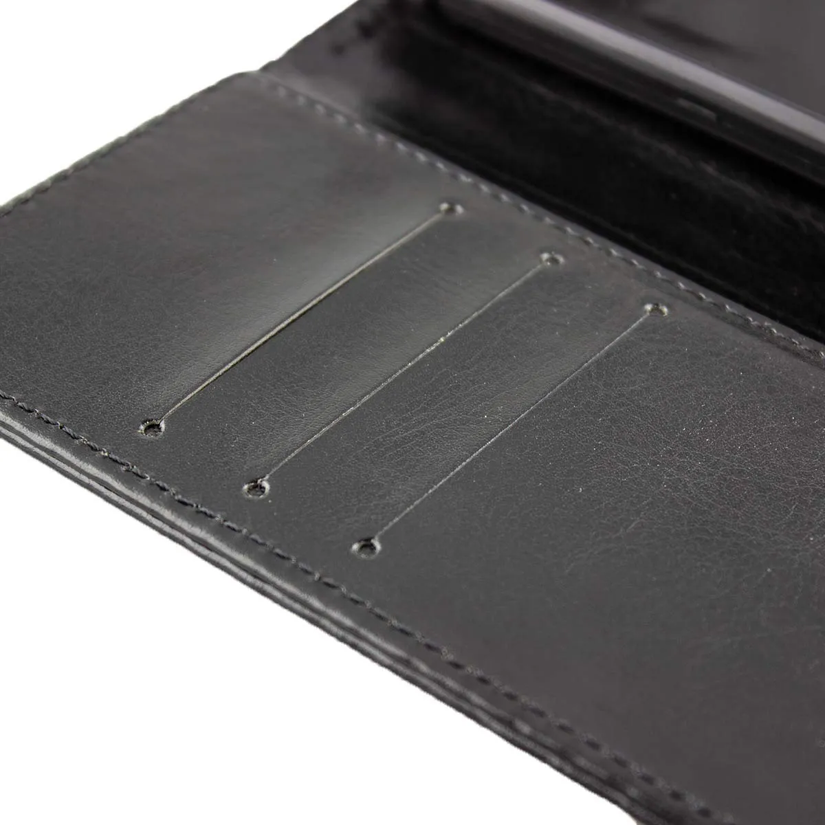 caseroxx Bookstyle Custodia Gigaset GS3 Nera Portacarte