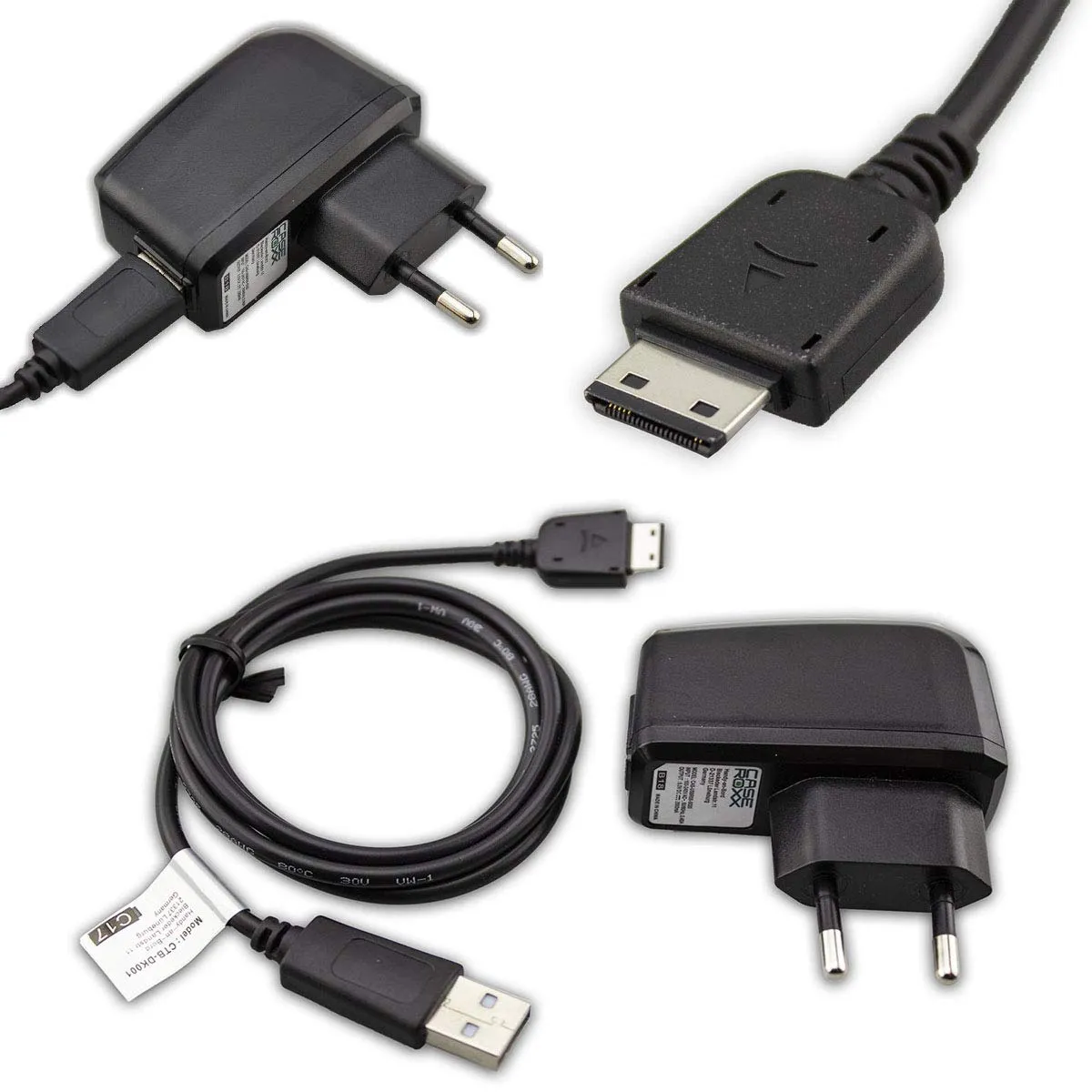 caseroxx Cavo Ricarica Samsung GT-E1190 Nero 100 cm