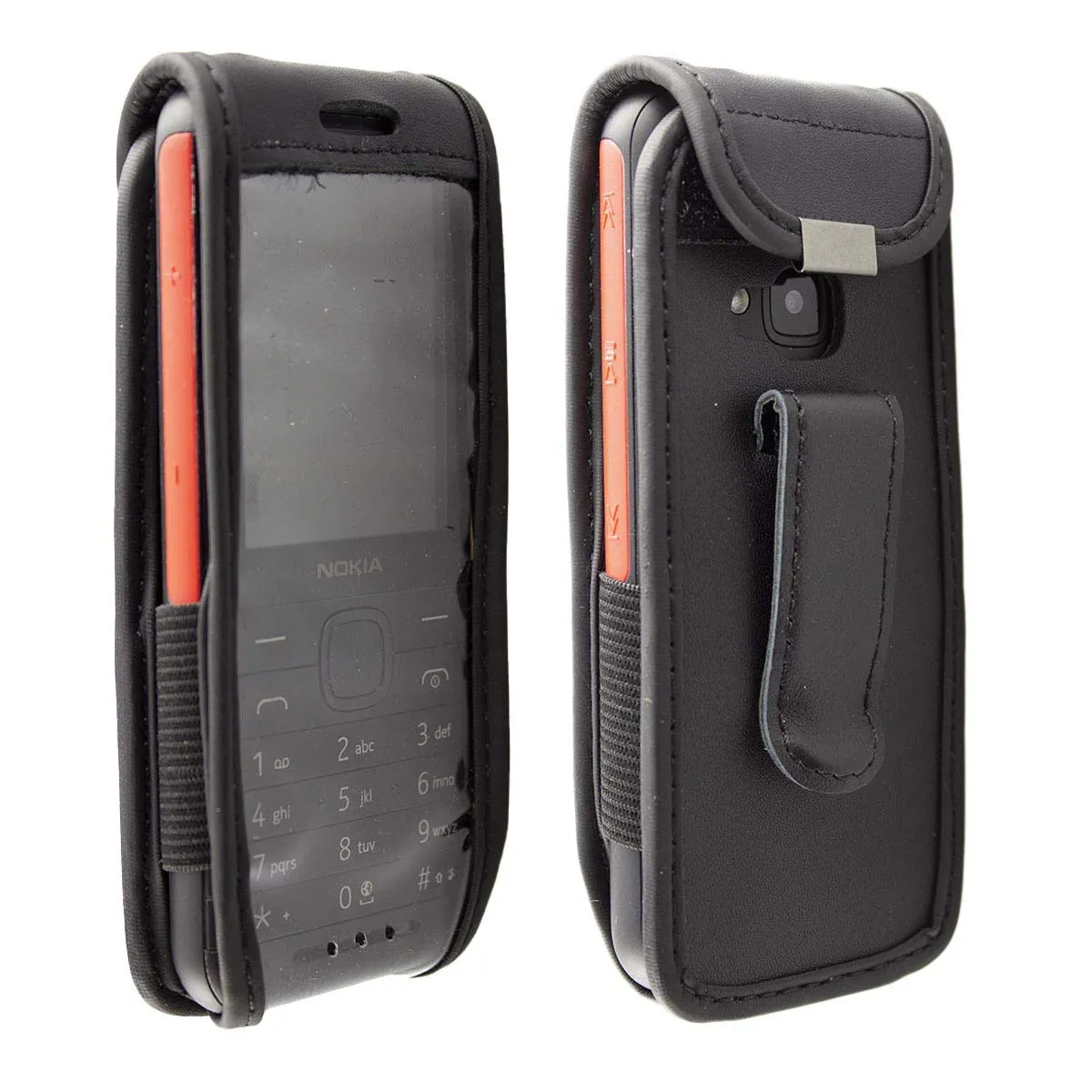 caseroxx Nokia 5310 (2020) custodia cintura pelle nera
