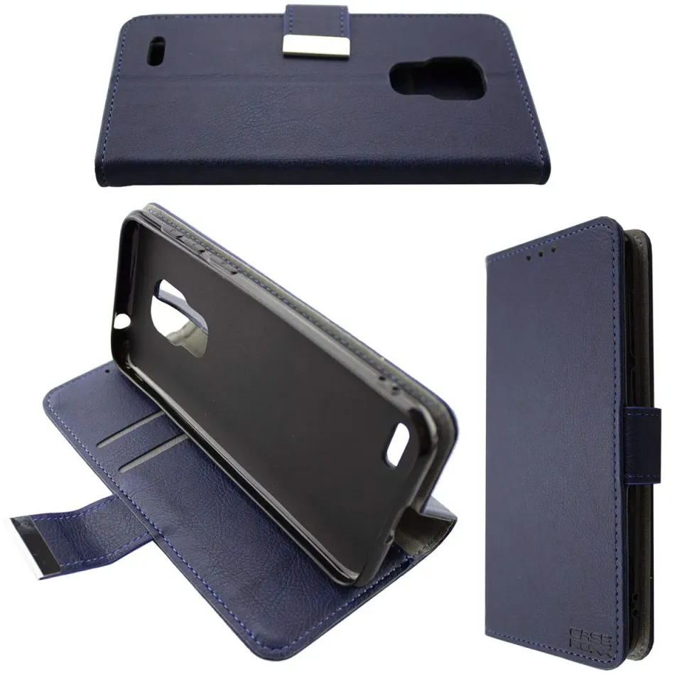 caseroxx Bookstyle Ulefone Note 7 custodia portafoglio azzurra