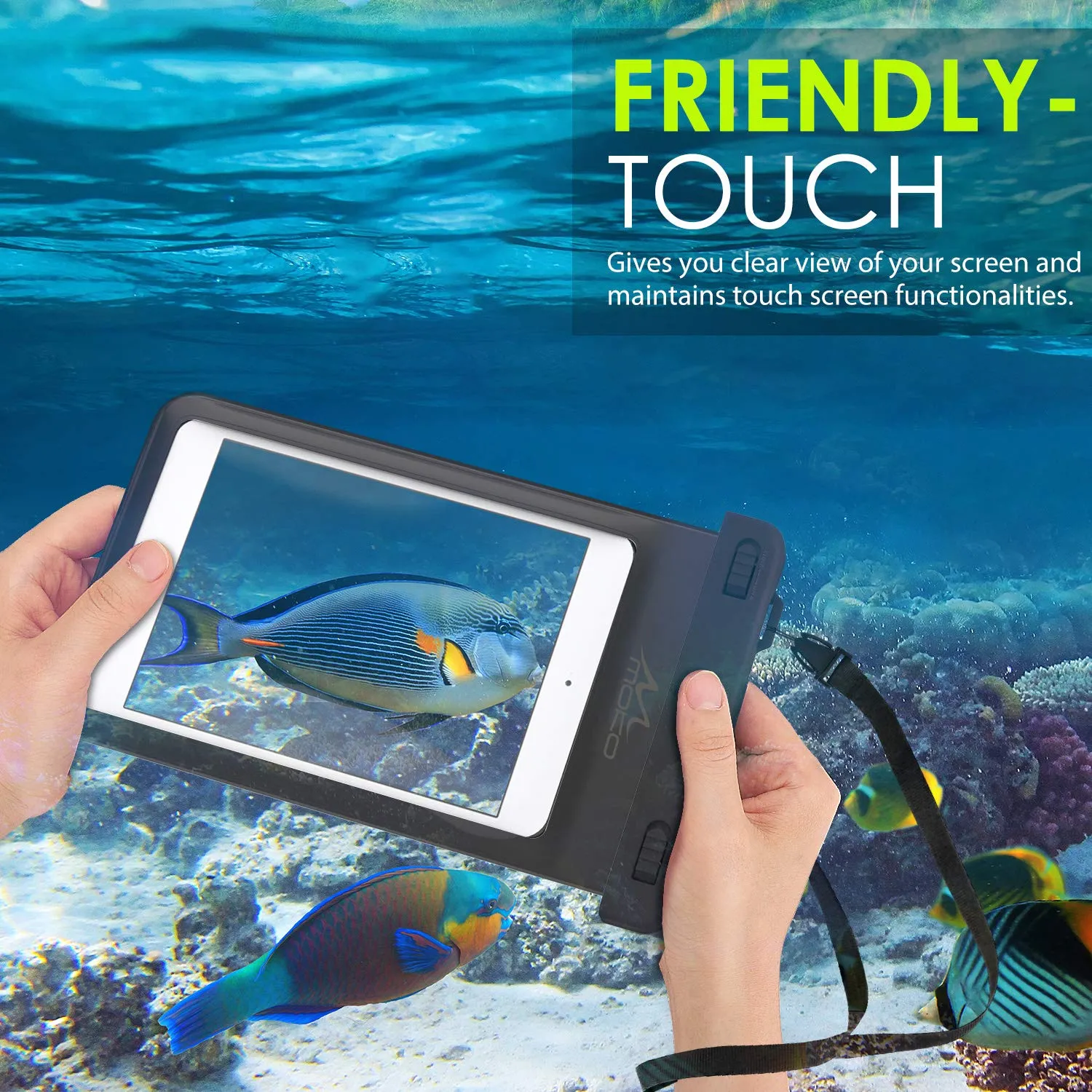 MoKo tablet fino 8,3" custodia impermeabile IPX8 nera
