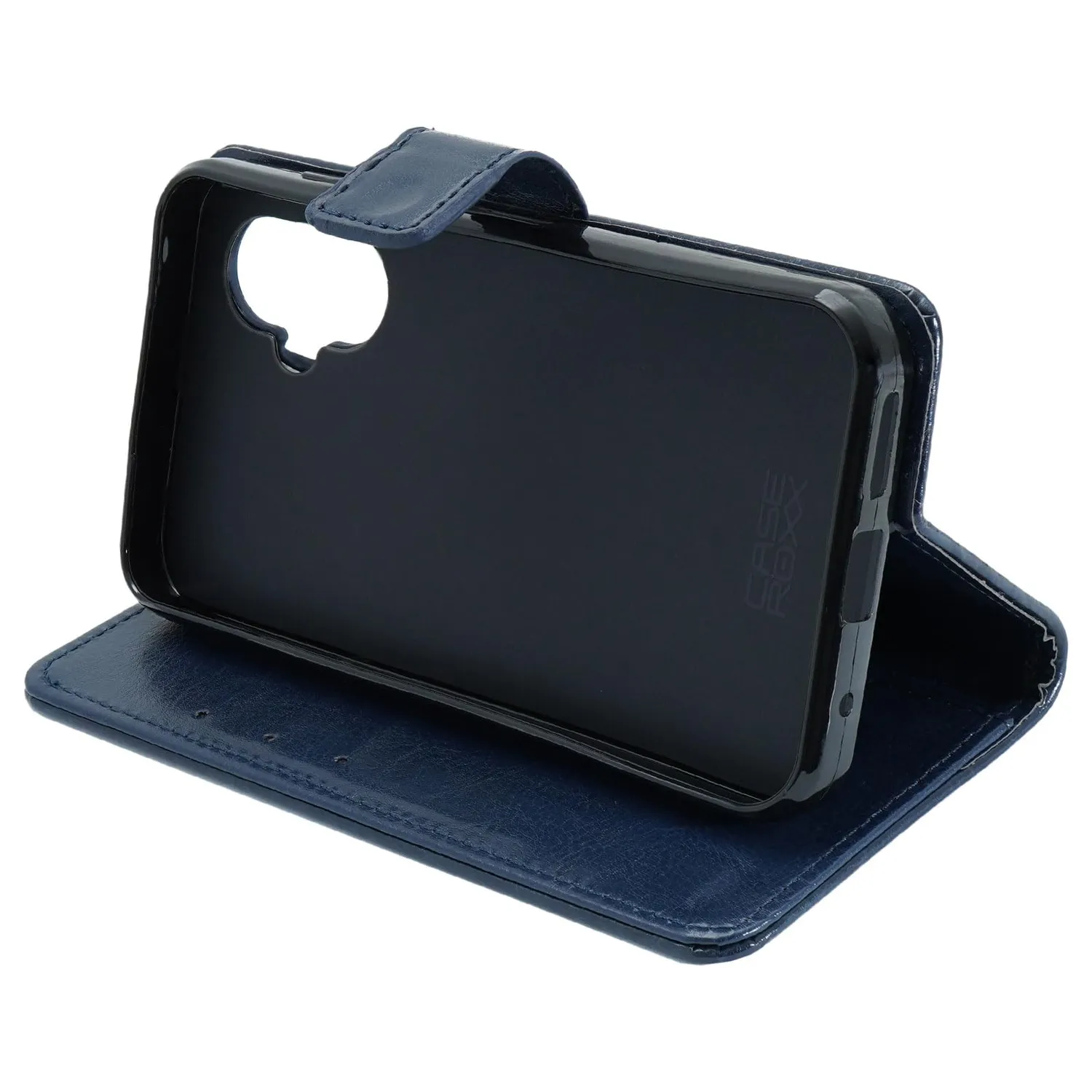 caseroxx custodia SPC Zeus 2 portafoglio azzurra carte