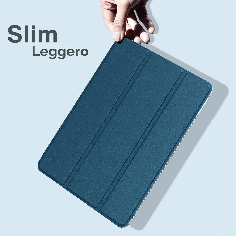 MoKo iPad 10,2" 7/8/9 Gen cover blu cobalto stand