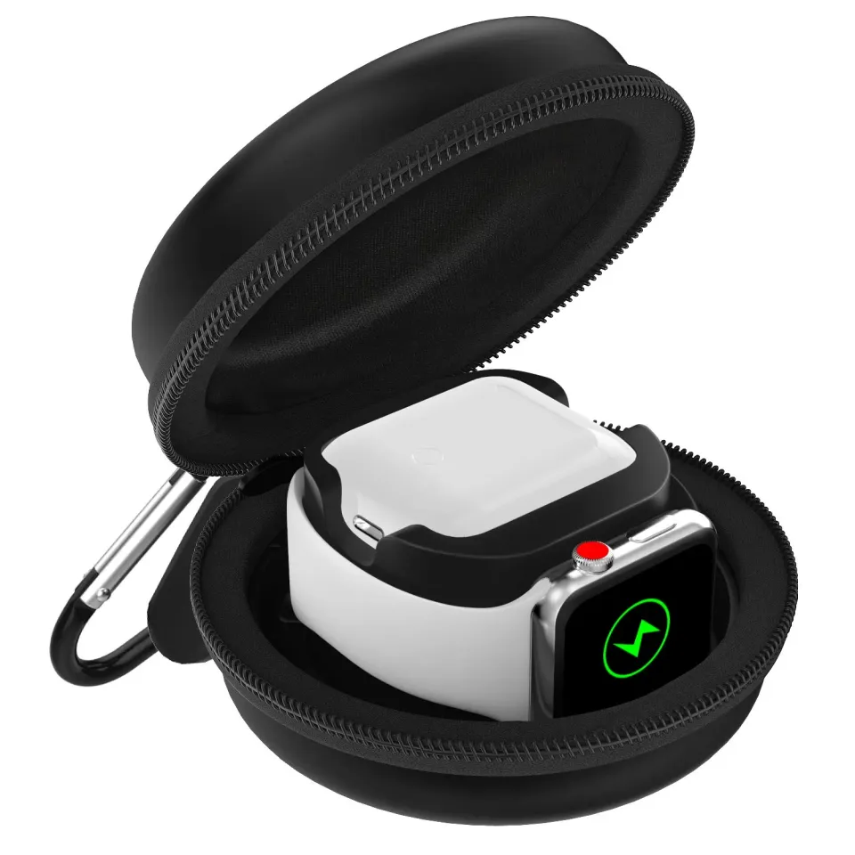 MoKo Custodia Viaggio Apple Watch AirPods Nera Organizer