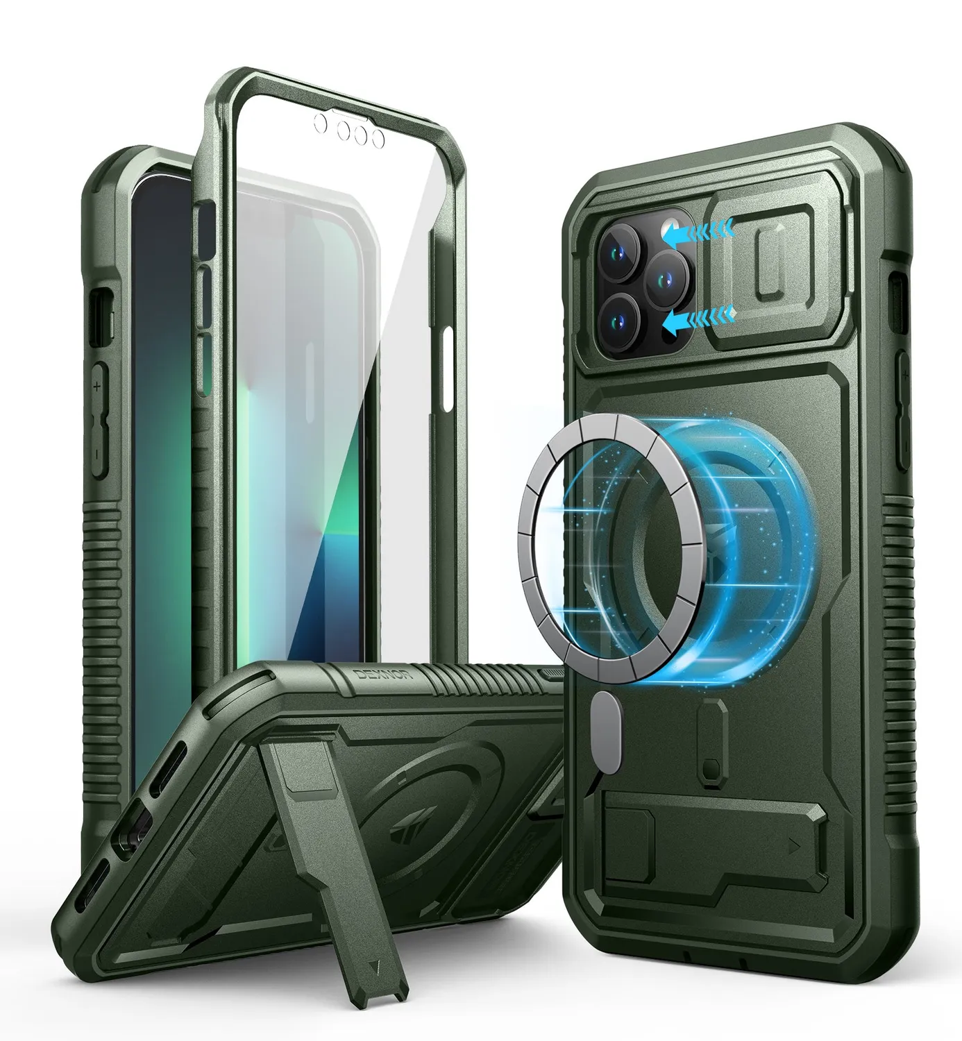 Dexnor iPhone 13 Pro Max cover MagSafe antiurto nera