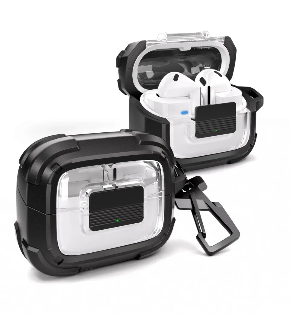 Dexnor Galaxy Buds3 FE custodia nera antiurto