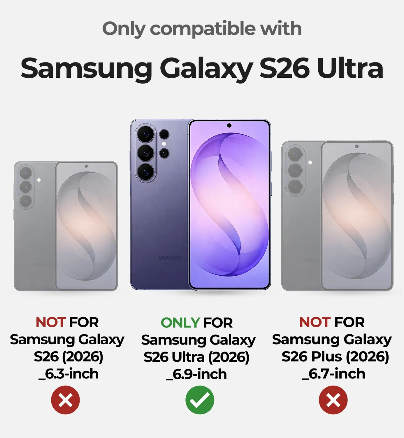 Dexnor Galaxy S26 Ultra cover nera MagSafe cavalletto
