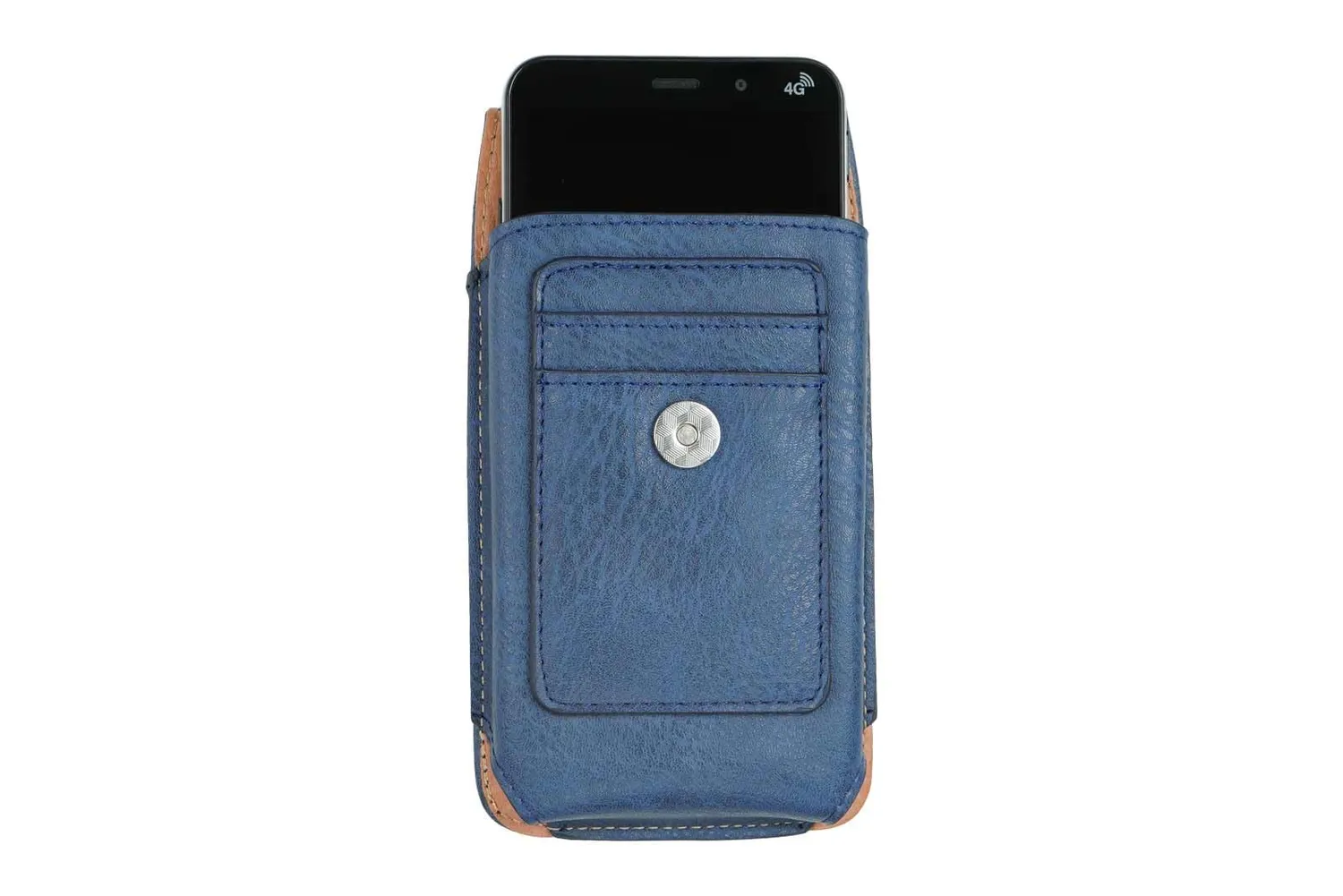caseroxx Fondina Brondi Amico Vero 4G Blu con Clip Girevole