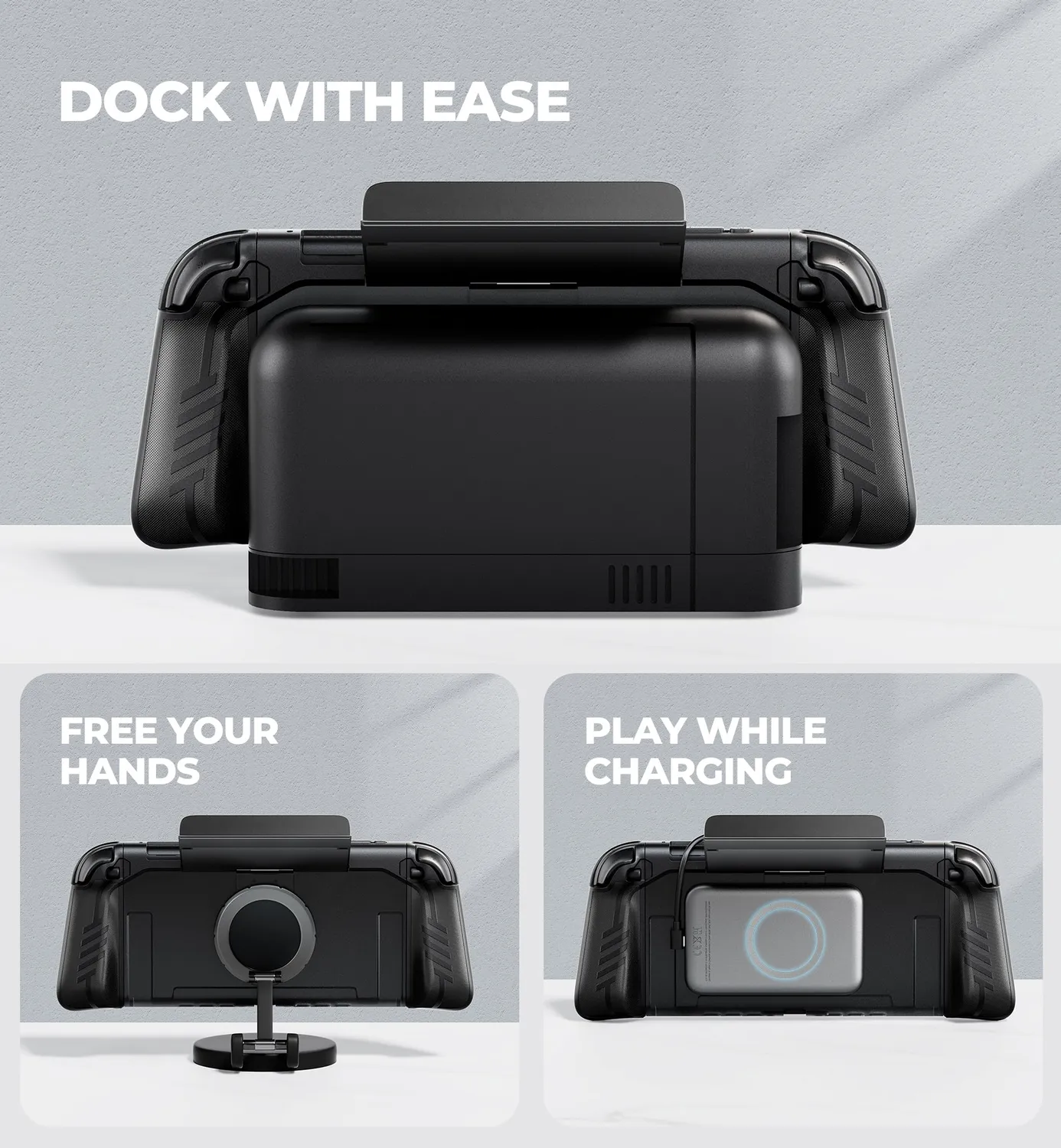 Dexnor cover Nintendo Switch 2 nera dockable