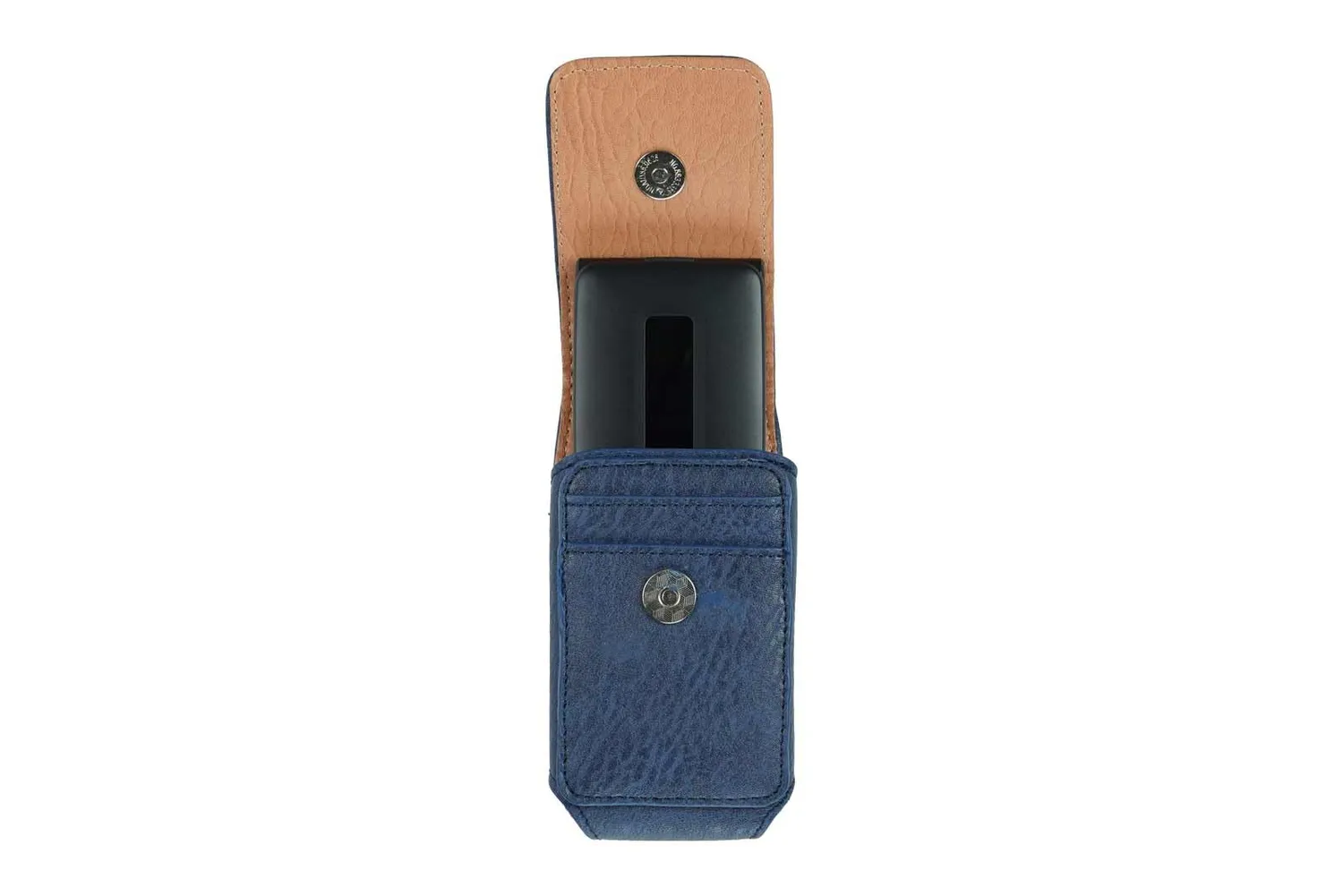 caseroxx Tasca SPC Titan Azzurra in Pelle con Passante Cintura
