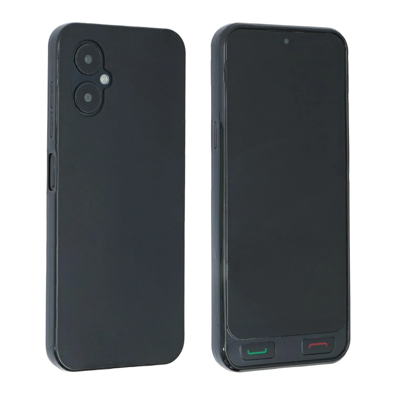 caseroxx TPU Custodia SPC Zeus 2 Pro nera antiurto