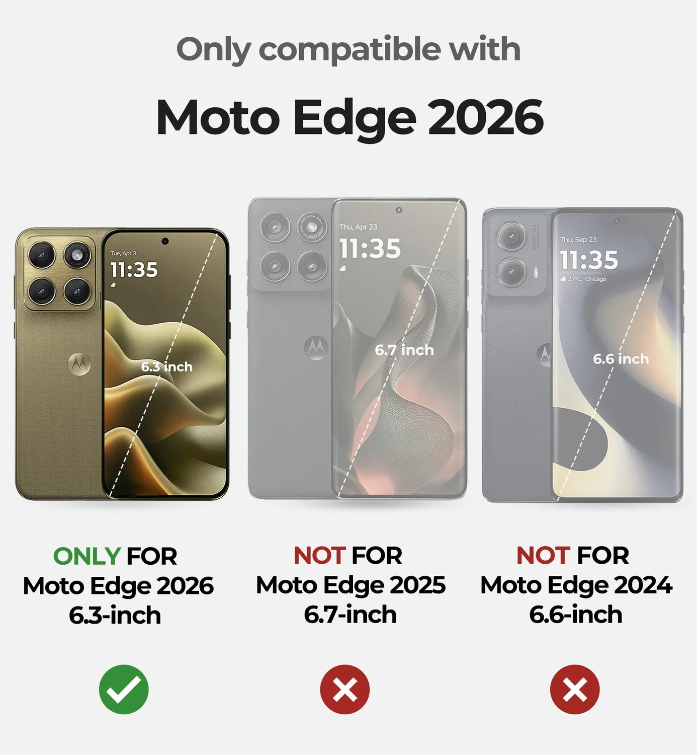 Dexnor Cover Motorola Moto Edge 2026 6.3" Nera Antiurto Stand
