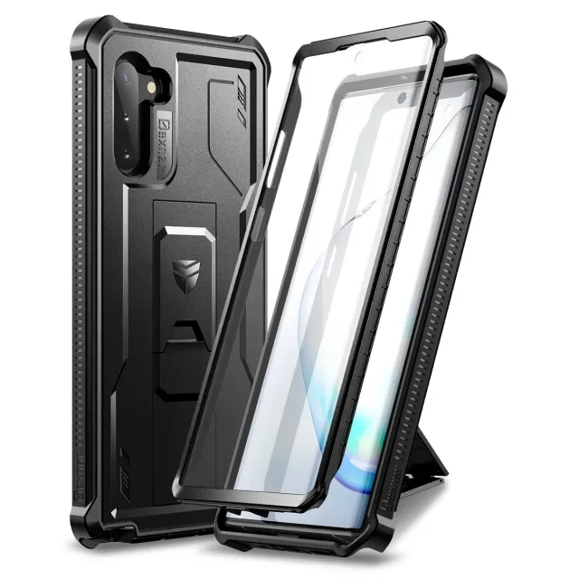 Dexnor Galaxy Note 10 cover nera con pellicola antiurto