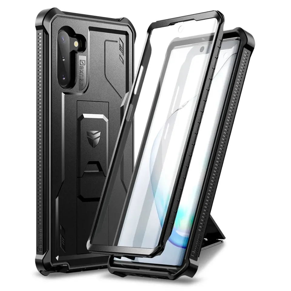 Dexnor Galaxy Note 10 cover nera con pellicola antiurto